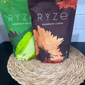 RYZE Mushroom Coffee - Brown & Copper Packaging